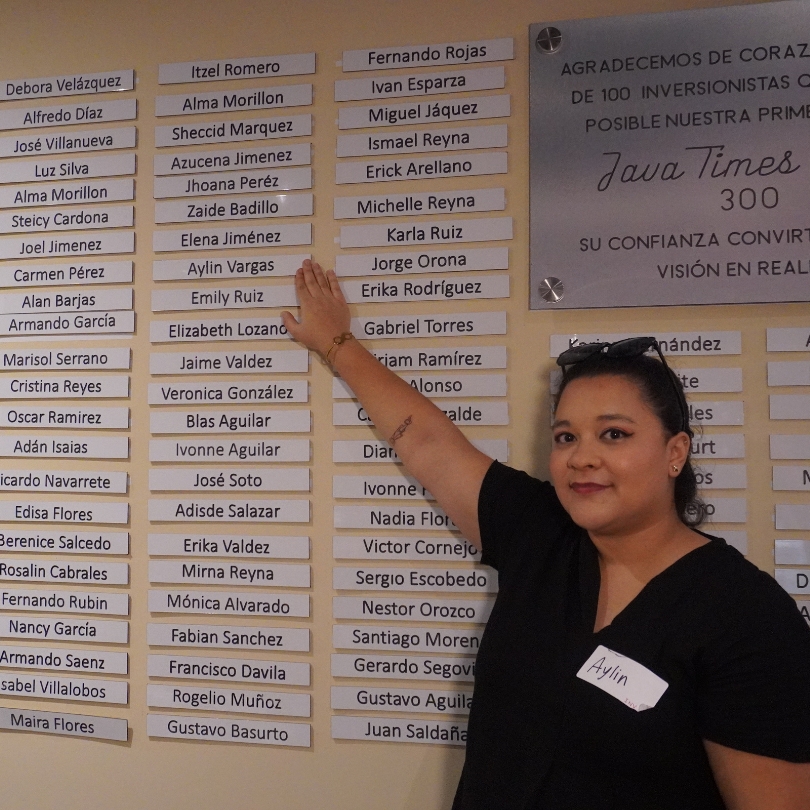 Reconocimiento de participacion: socia Aylin en Saltillo 400